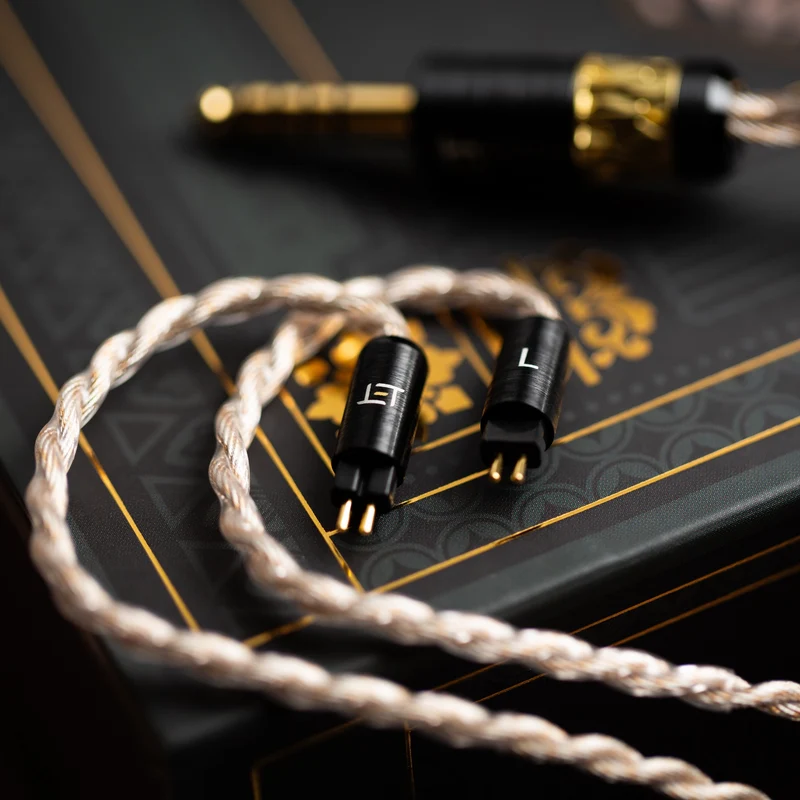 Eletech Sonnet of Adam | Gold Silver Copper Flagship IEM Cable