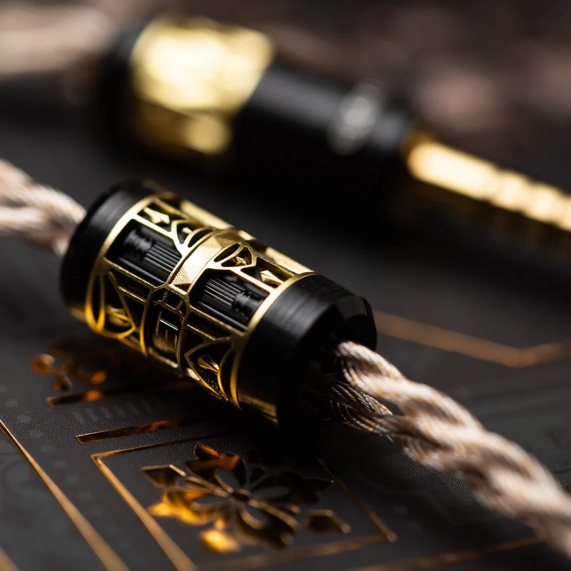 Eletech Sonnet of Adam | Gold Silver Copper Flagship IEM Cable