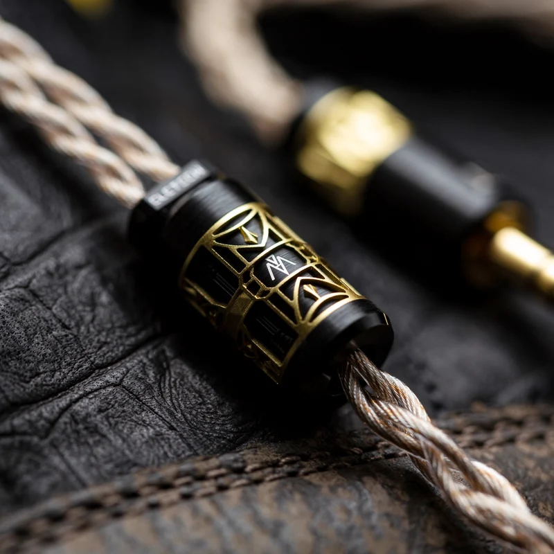 Eletech Sonnet of Adam | Gold Silver Copper Flagship IEM Cable