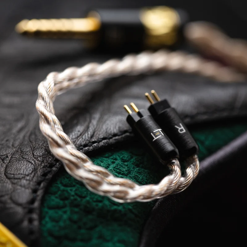 Eletech Sonnet of Adam | Gold Silver Copper Flagship IEM Cable