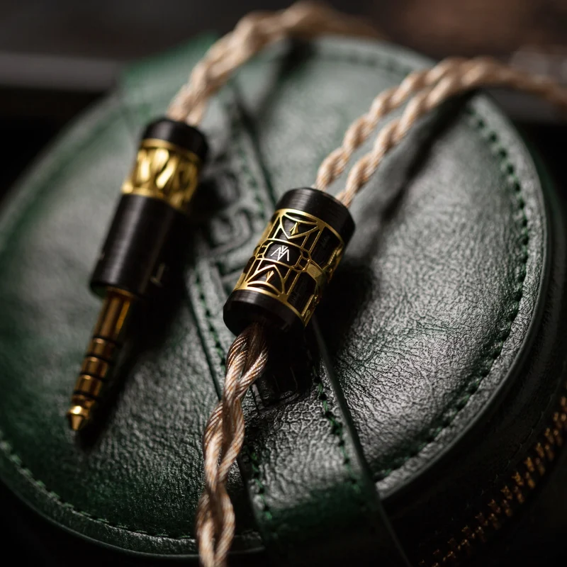 Eletech Sonnet of Adam | Gold Silver Copper Flagship IEM Cable