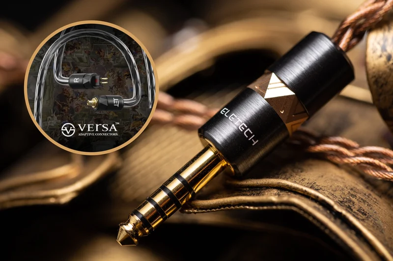 Eletech Raphael | Copper/Gold Upgrade Cable for IEMs