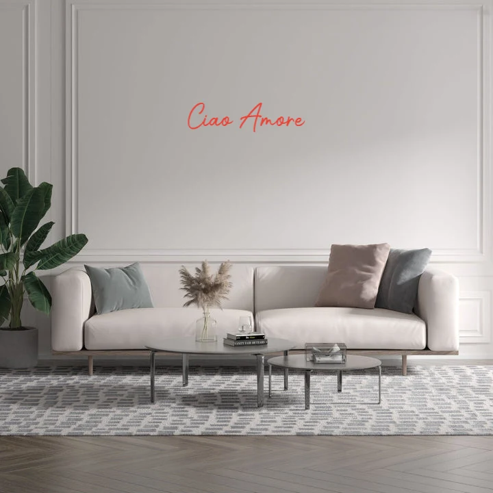 Custom text: Ciao Amore