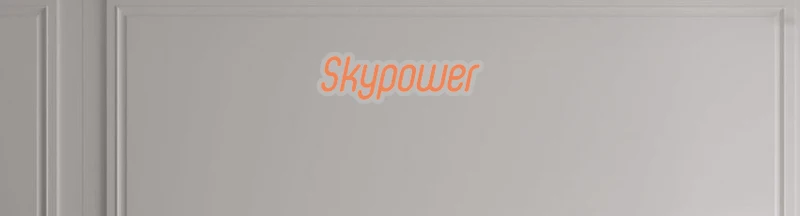 Custom text: Skypower