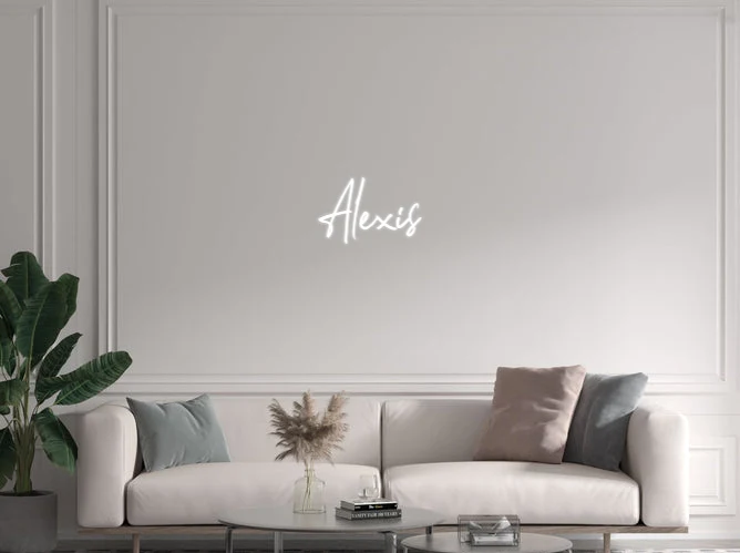 Custom text: Alexis