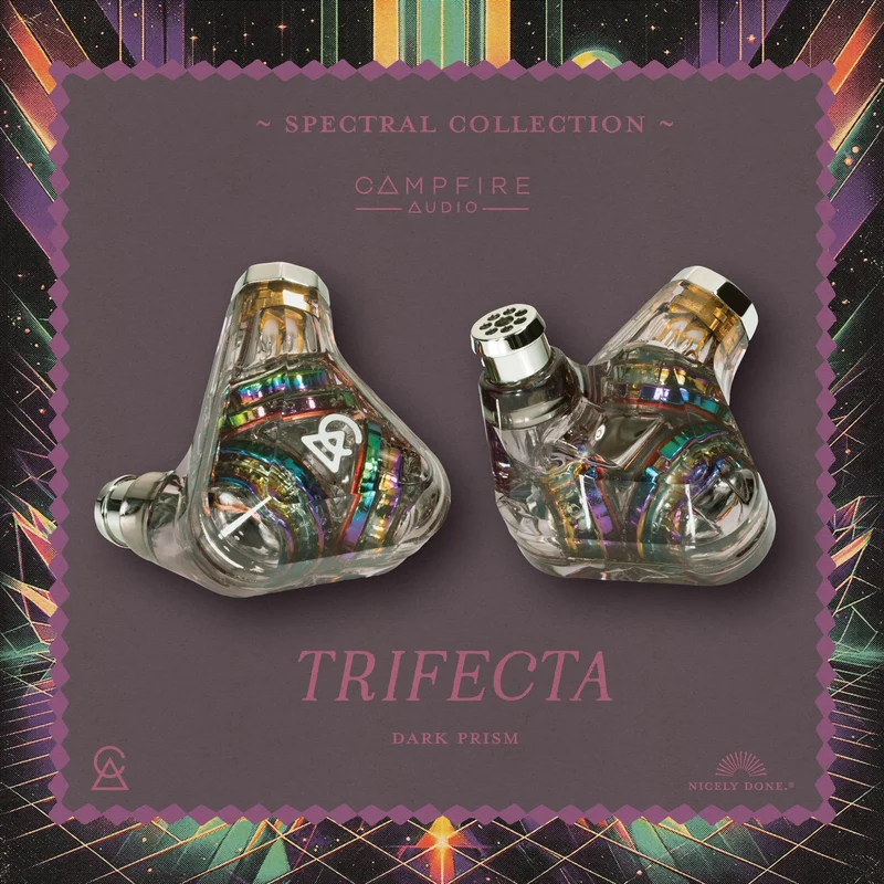 Campfire Audio Trifecta Dark Prism | Triple Dynamic Universal IEMs