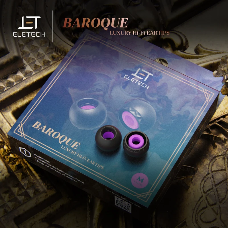 Eletech Baroque | Luxury HiFi Eartips for IEMs