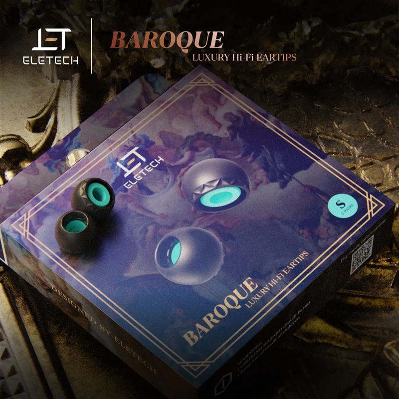 Eletech Baroque | Luxury HiFi Eartips for IEMs