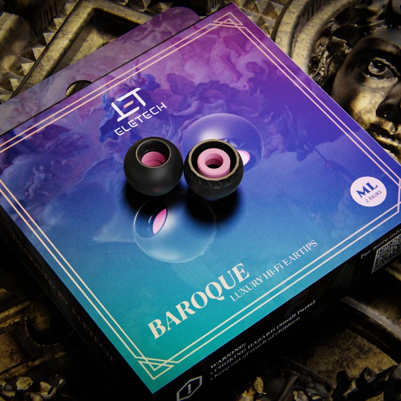 Eletech Baroque | Luxury HiFi Eartips for IEMs