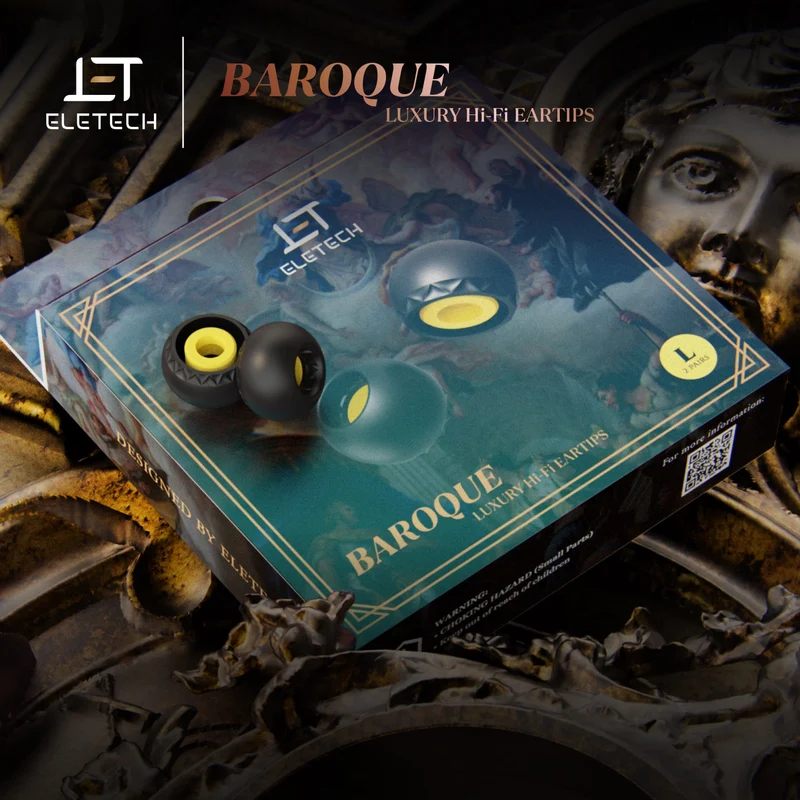 Eletech Baroque | Luxury HiFi Eartips for IEMs