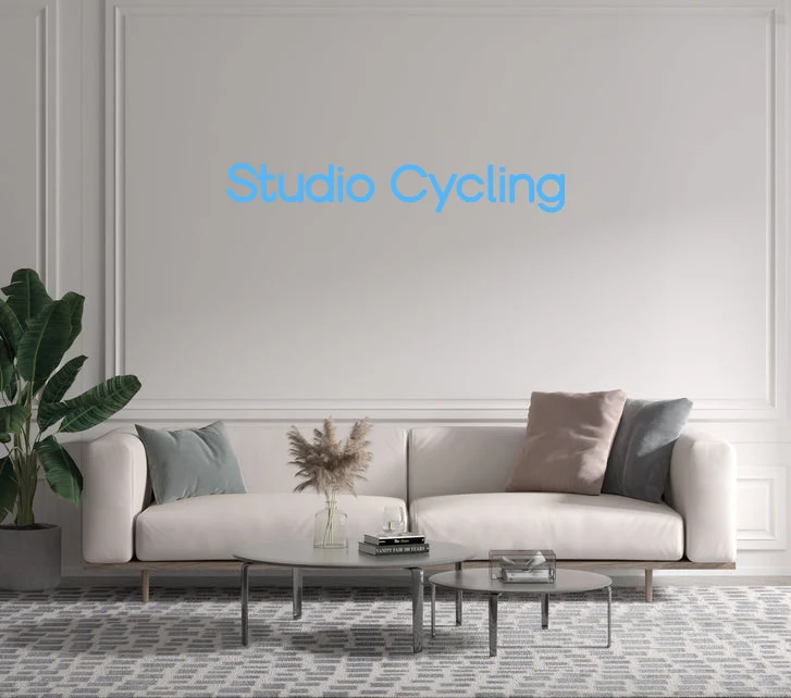 Custom text: Studio Cycling