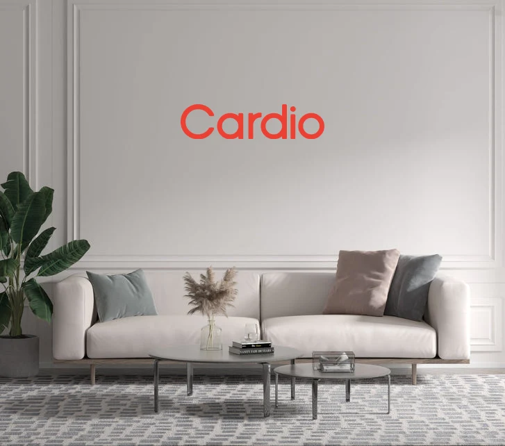 Custom text: Cardio