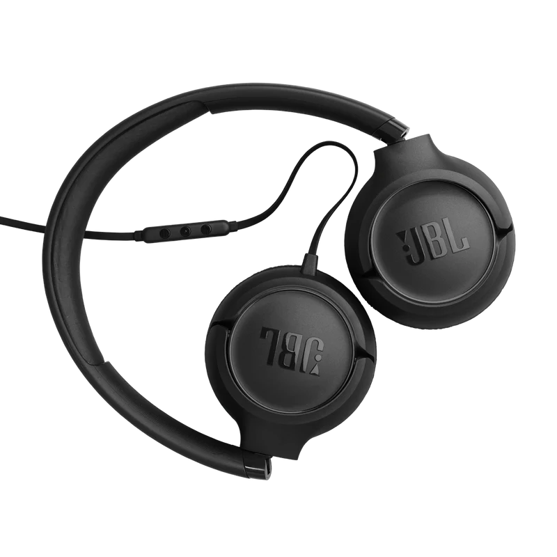 JBL Tune 530 Wired USB-C On-Ear Headphones - Black