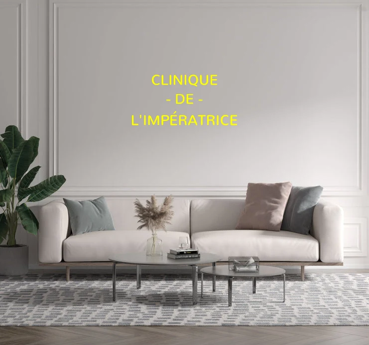 Custom text: CLINIQUE - DE - L'IMPÉRATRICE