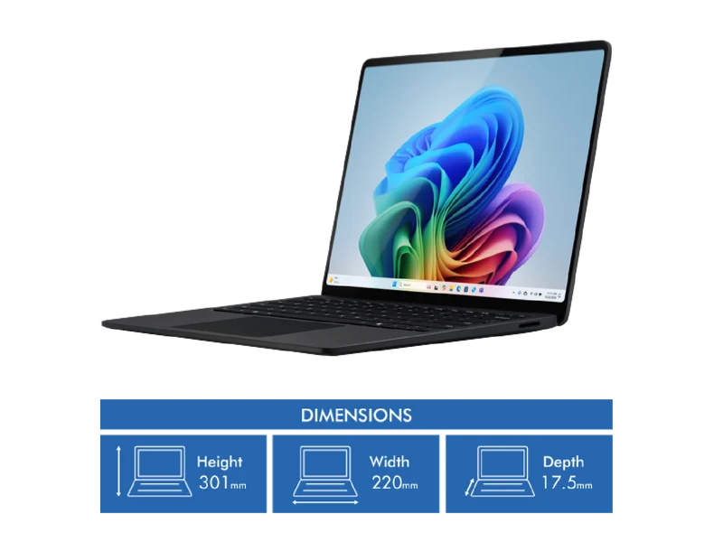 Microsoft Surface Laptop 13.8" Snapdragon X2 Plus 10 Core 16GB 512GB 8th Edition - Black