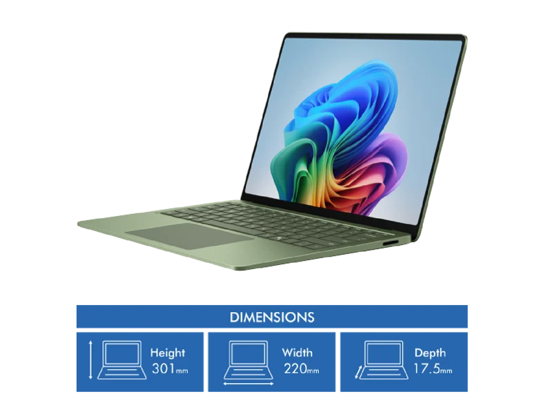 Microsoft Surface Laptop 13.8" Snapdragon X2 Elite 12 Core 16GB 512GB 8th Edition - Jade