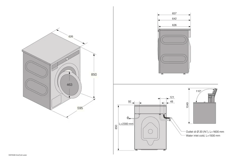 ASKO 9kg Style Front Load Washer