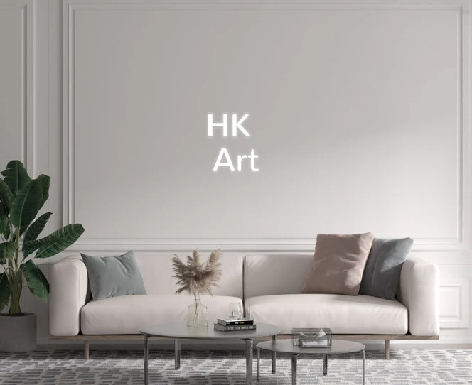 Custom text: HK Art