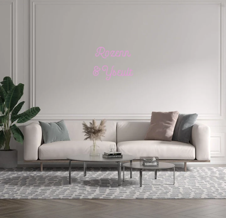 Custom text: Rozenn & Yseult