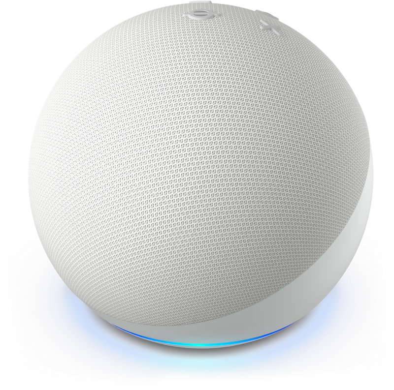 Amazon Echo Dot Smart Speaker with Alexa (Gen 5) - Glacier White