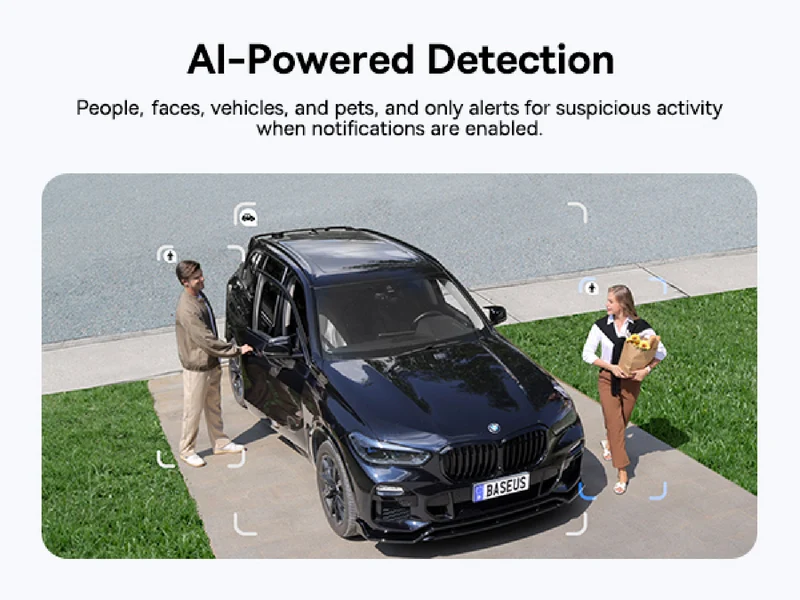 Baseus X1 Pro 3K Dual Lens Solar-Powered Security Camera