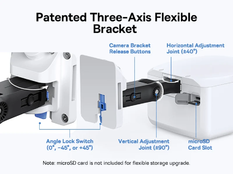 Baseus X1 Pro 3K Dual Lens Solar-Powered Security Camera