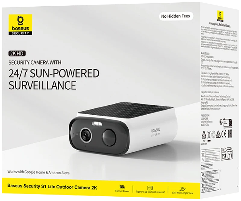 Baseus S1 Lite 2K Solar-Powered Security Camera