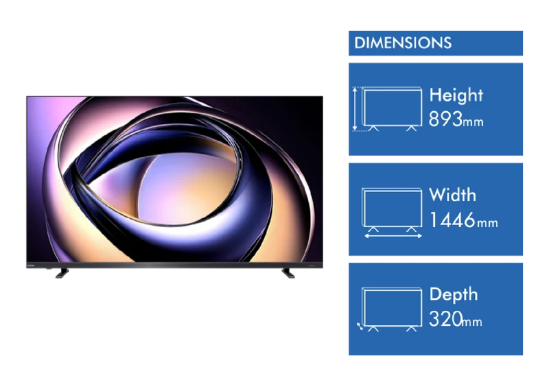 Toshiba 65'' Z770 Mini-LED TV 165Hz 2026