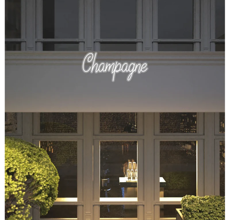 Custom text: Champagne