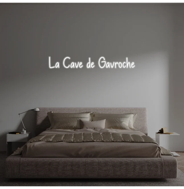 Custom text: La Cave de Gavroche