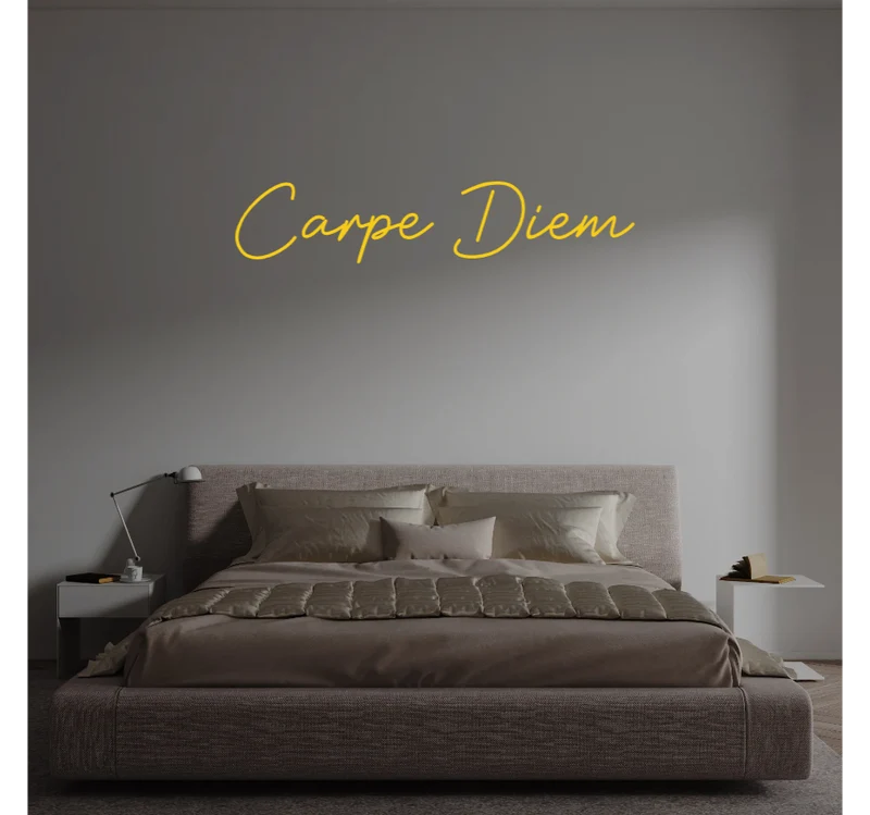 Custom text: Carpe Diem