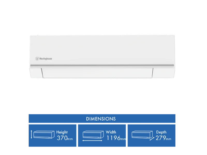 Westinghouse C9.1kW H10.4kW Reverse Cycle Split System