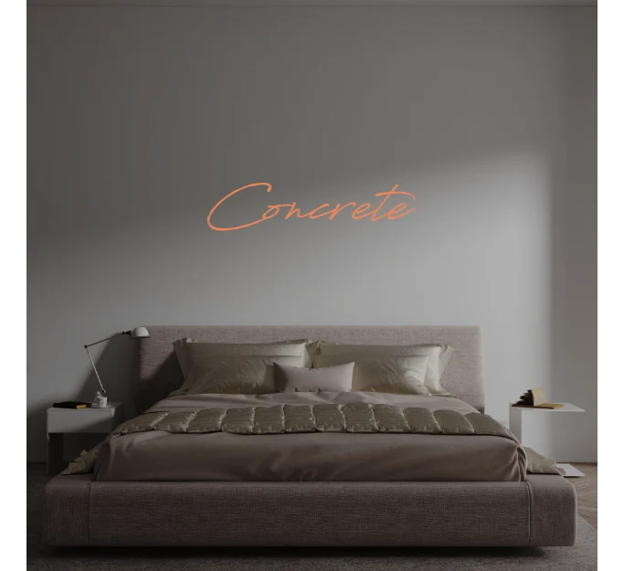 Custom text: Concrete
