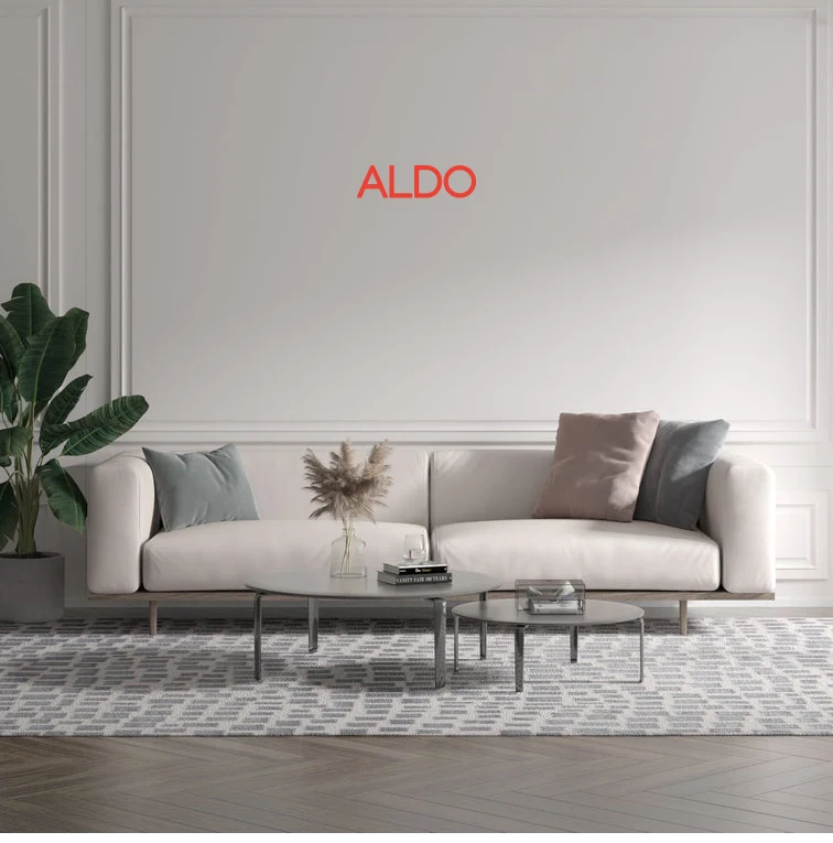 Custom text: ALDO