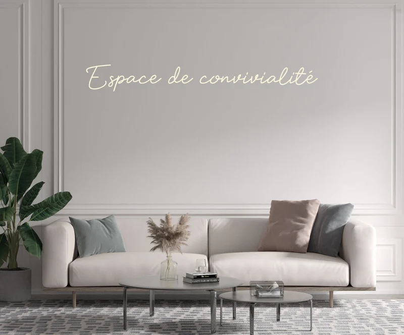 Custom text: Espace de convivialité