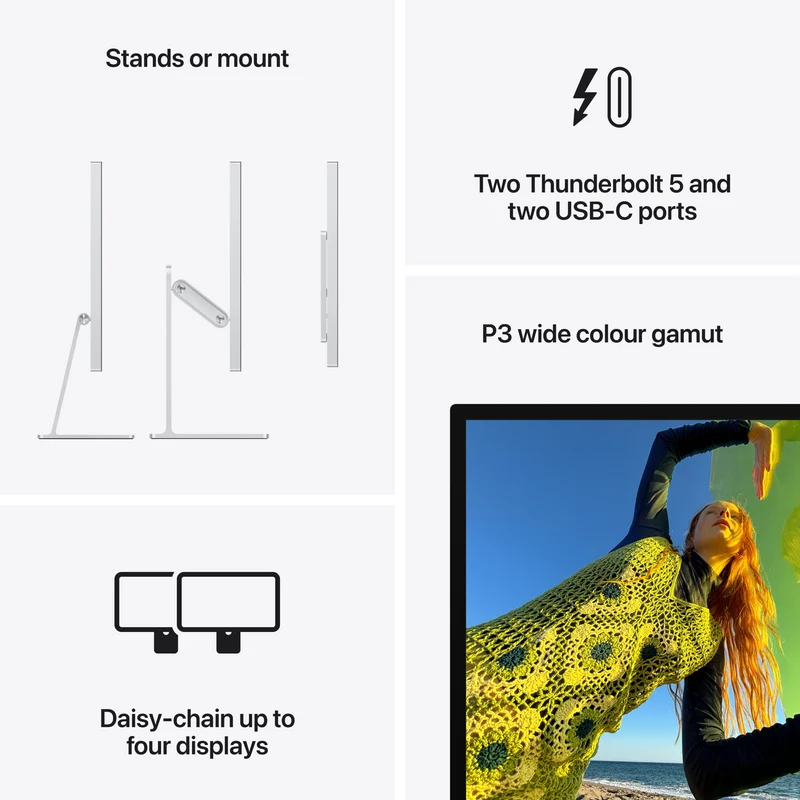 Apple Studio Display 27" Nano-Texture glass Tilt-adjustable stand