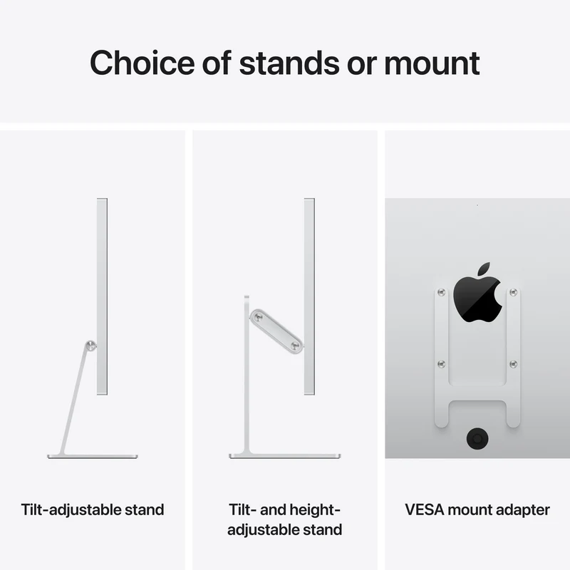 Apple Studio Display 27" Standard glass VESA mount adapter (Stand not included)