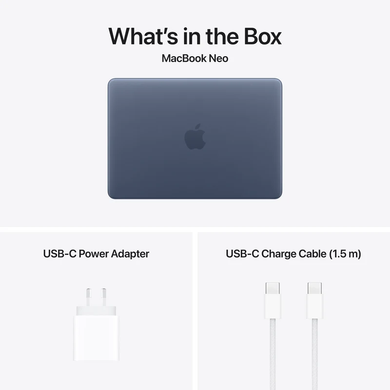 Apple MacBook Neo 13" A18 Pro chip 8GB 512GB Touch ID - Indigo
