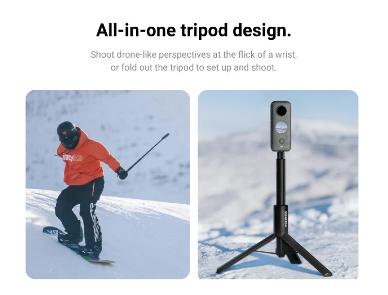 Insta360 2-IN-1 Selfie Stick and Tripod