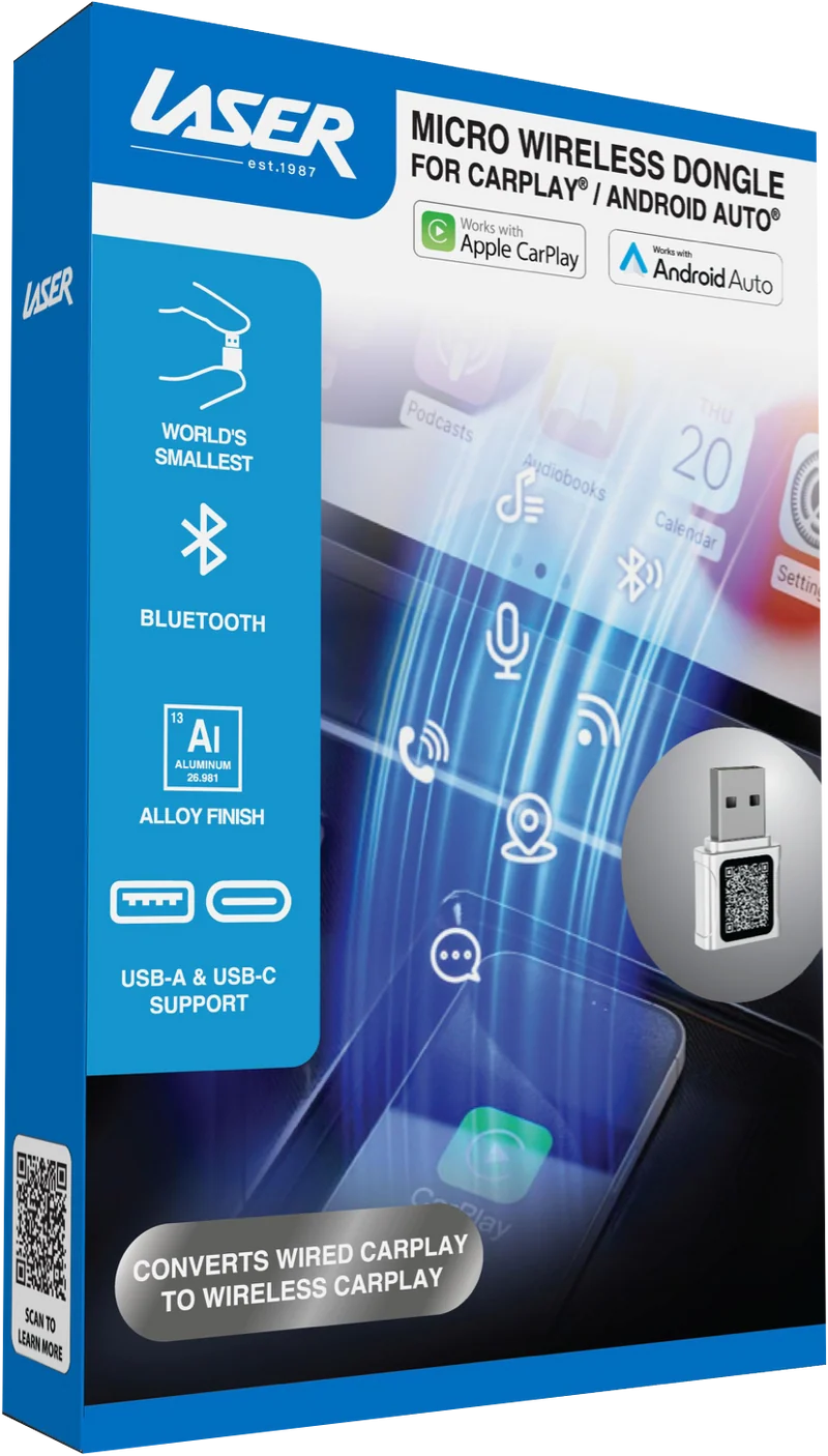 Laser Wireless Dongle for CarPlay Micro