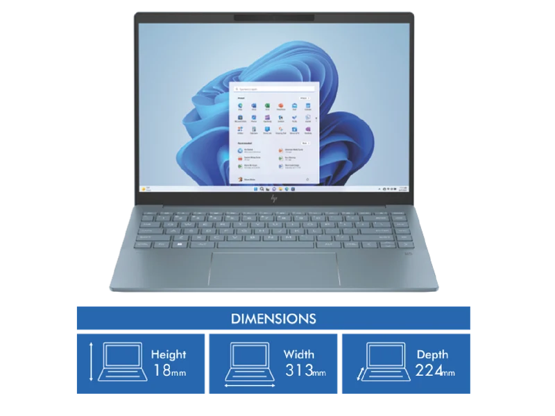 HP Pavilion Plus 14" EVO i7 16GB 512GB Laptop