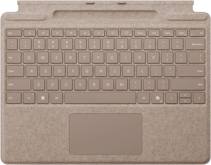 Microsoft Surface Pro 13 Inch Keyboard Bundle with Slim Pen (Dune)