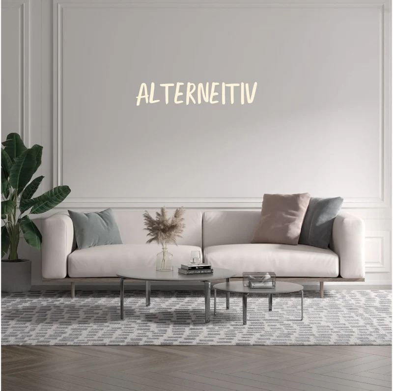 Custom text: ALTERNEITIV