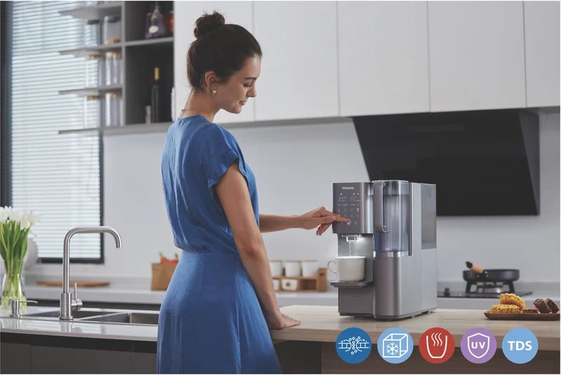 Philips Reverse Osmosis Purification Pure Mineral Water Station Chilled to Boiling