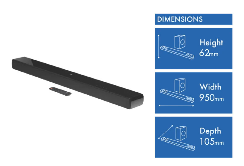 JBL SB120 2.0 Ch 110W Soundbar