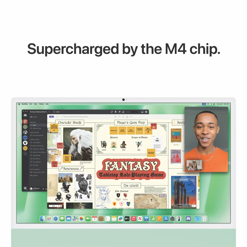 Apple iMac 24" Retina 4.5K Display with M4 chip 10-core GPU 16GB 256GB - Green