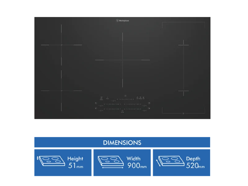 Westinghouse 90cm Induction Cooktop