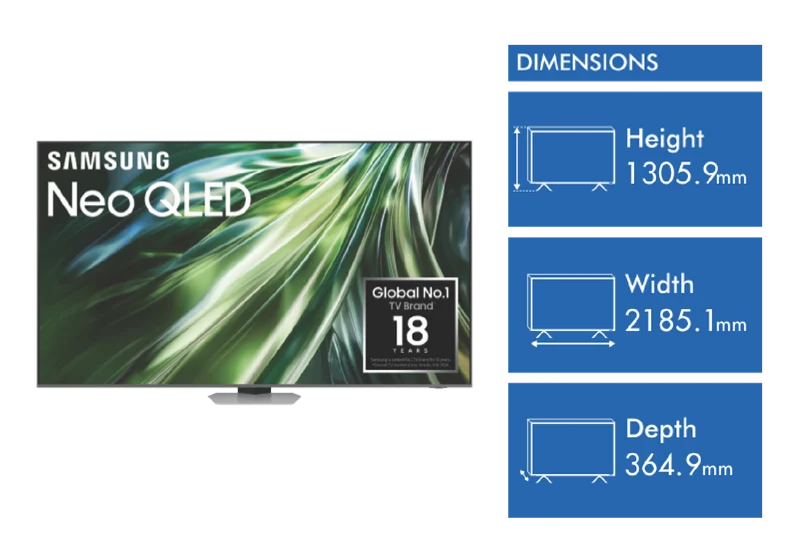 Samsung 98" QN90D 4K Neo QLED Smart TV 24