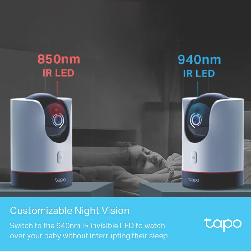 TP-LINK Tapo 4MP Pan/Tilt AI Home Security Wi-Fi Camera