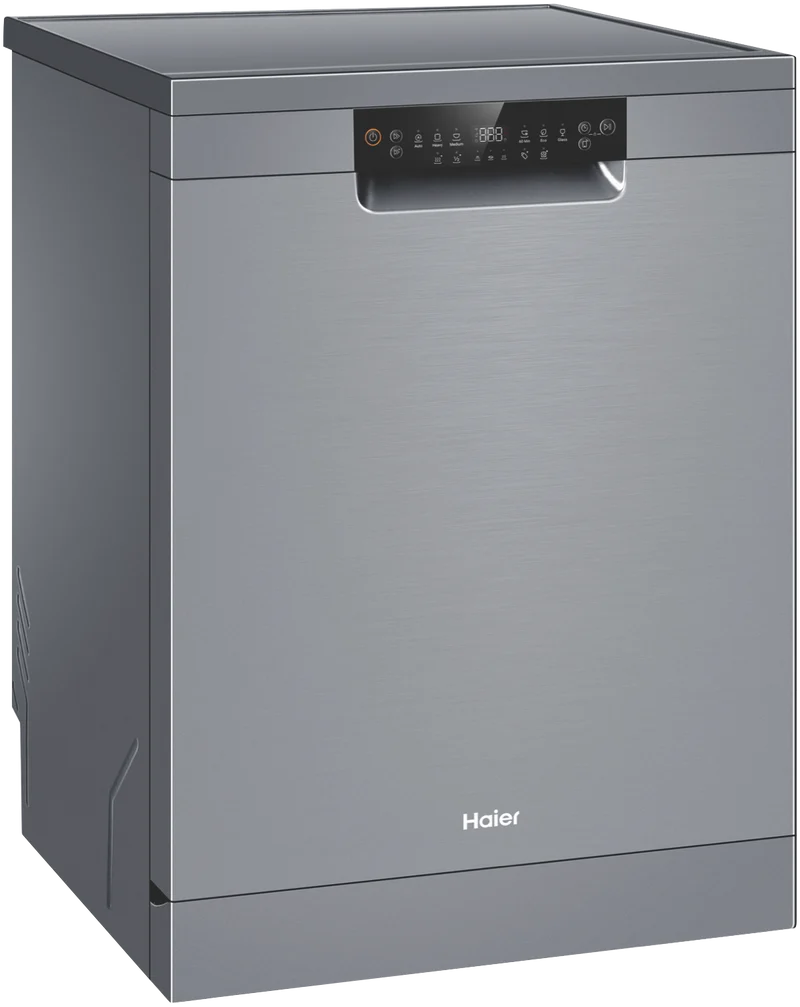 Haier 500 Series Freestanding Dishwasher, Satina